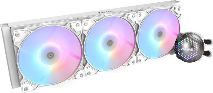 Zalman ALPHA36 White CPU Liquid Cooler 360mm Radiator 3 x 120 mm Fan ARGB pump Dual