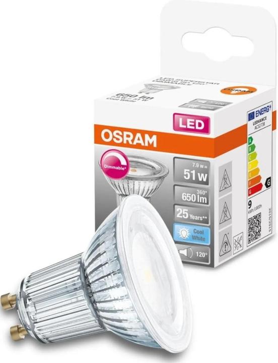Actual product image Osram Superstar Par 16 (GU10, 7.90 W, 650 lm, 1 x, G)