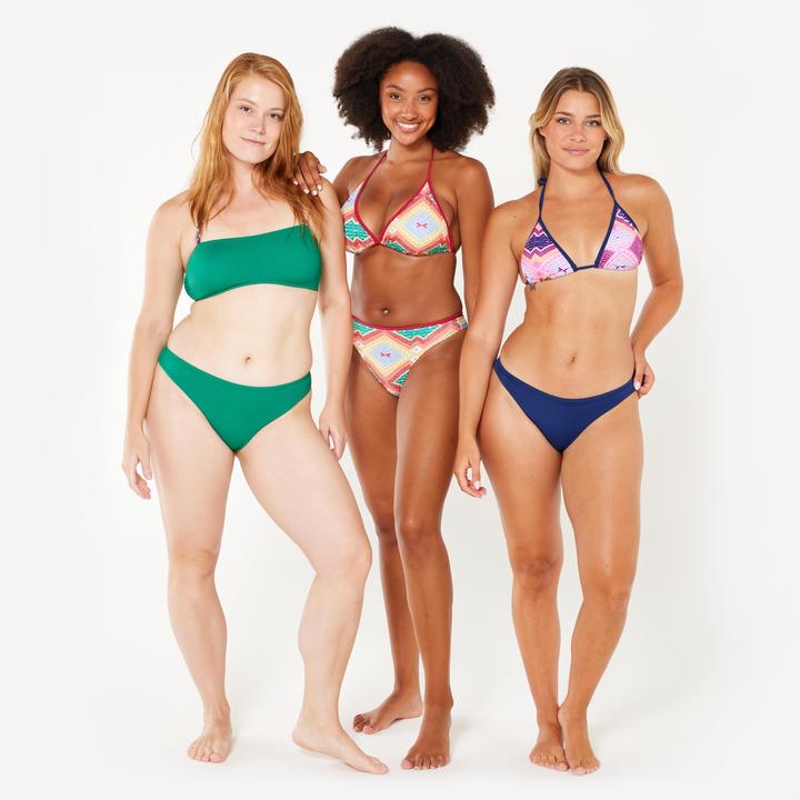 Image du produit Olaian Haut de maillot de bain triangle surf Femme - Mae sangria rouge (40)