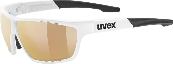 Actual product image Uvex Sports Sportstyle 706 CV V (White Matt, Colourvision Vario Ltm Red (S1-3))