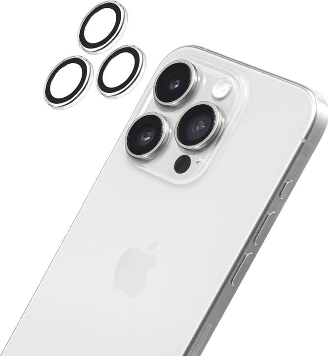 Actual product image Laut Prime GLS Camera Ring Protector iPhone 16 Pro / 16 Pro Max Clear (1 Piece, Apple iPhone 16 Pro Max, Apple iPhone 16 Pro)