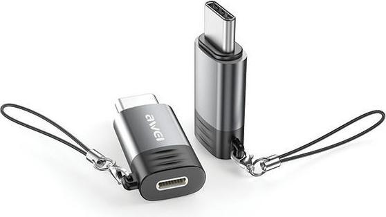 Produktbild Awei Adapter A12 Lightning/USB-C szare /grey (USB Typ C, Lightning)