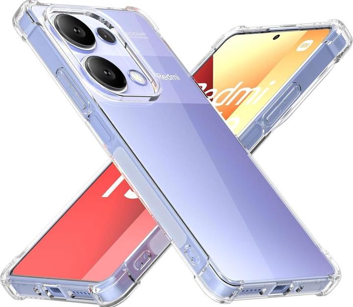 Actual product image Screenguard Crystal Soft Airbag Bumper (Xiaomi Redmi Note 13 Pro 4G)