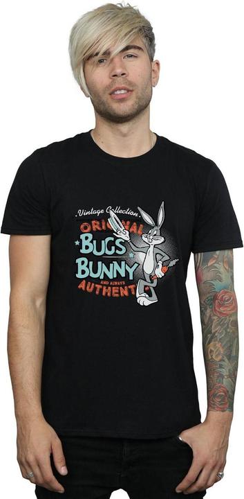 Actual product image Looney Tunes Mens Bugs Bunny Vintage Cotton T-Shirt (3XL)