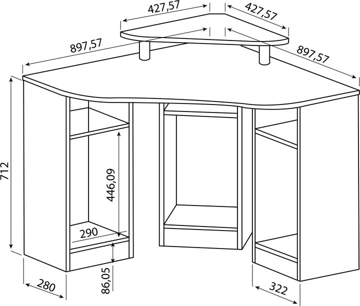 Image du produit Temahome Corner (94 x 82 cm)