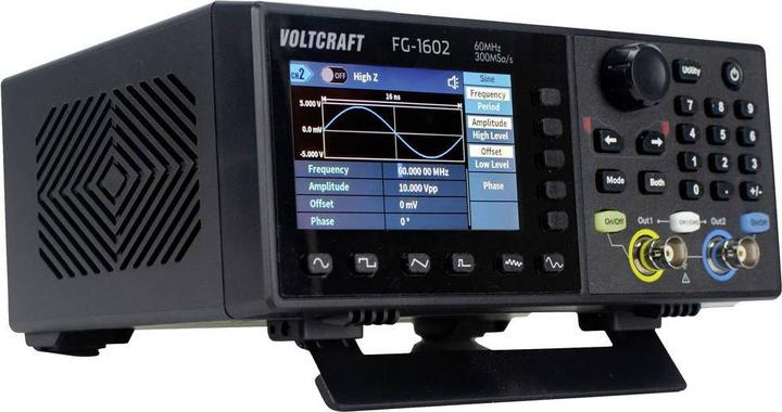 Productafbeelding Voltcraft FG-1602 Functiegenerator op netvoeding 1 µHz - 60MHz 2-kanaals arbitrair