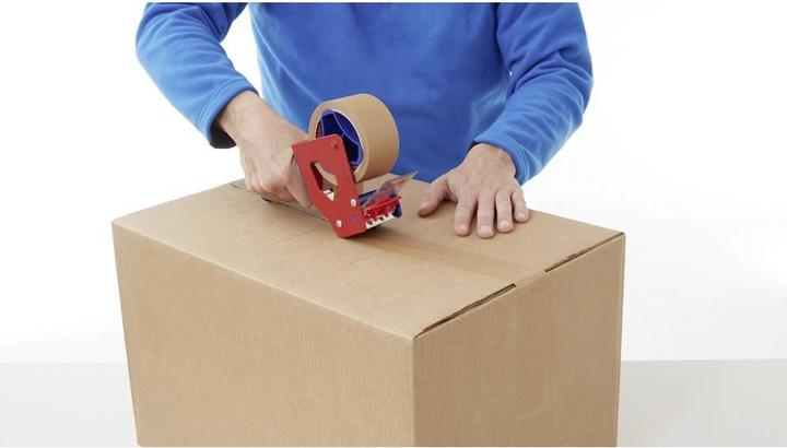 Produktbild tesa tesapack 6300 ECONOMY Handabroller - Für Klebebänder mit bis zu 50 cm Breite