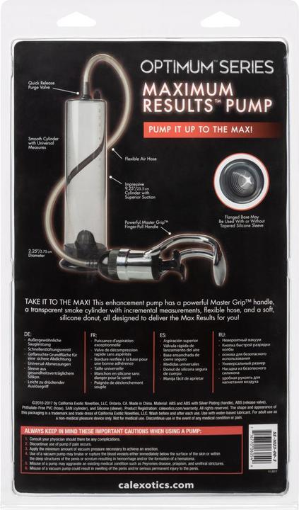 Actual product image CalExotics Optimum Series™ Maximum Results™ Pump