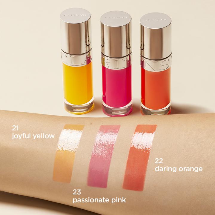 Produktbild Clarins Lip Comfort Oil Power of Colours 22 Daring Orange 7ml (22 Daring Orange)