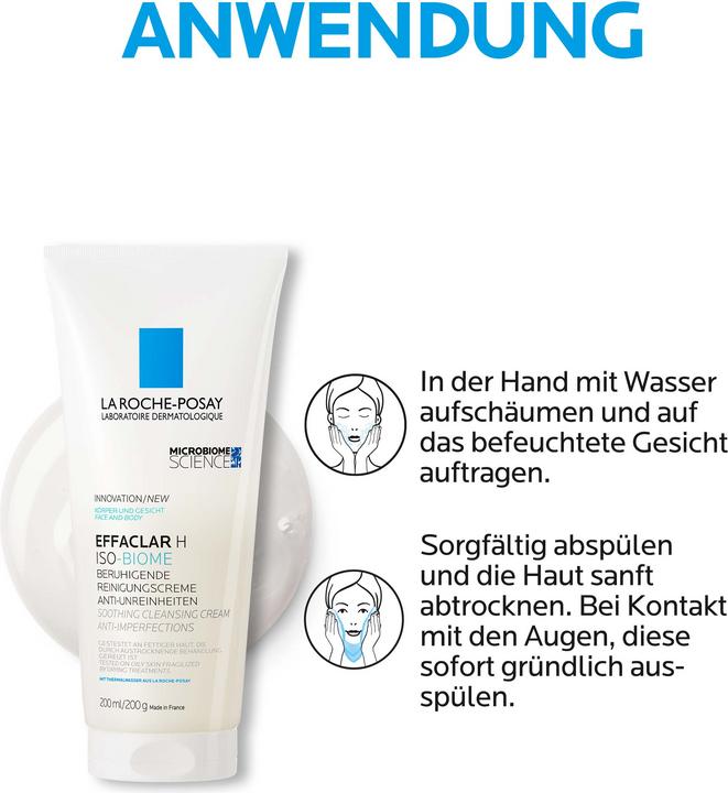 Actual product image La Roche Posay Effaclar H Isobiome Wash Cream Cream (Wash cream, 200 ml)