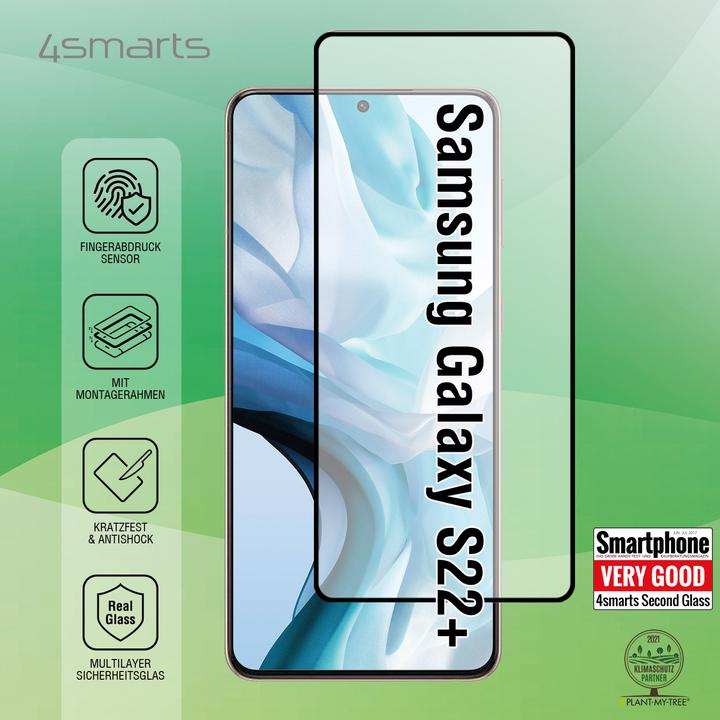 Immagine prodotto 4smarts Pellicola protettiva Second Glass X-Pro Full Ultrasonix Galaxy S22+ (1 Pezzo/i, Samsung Galaxy S22+)