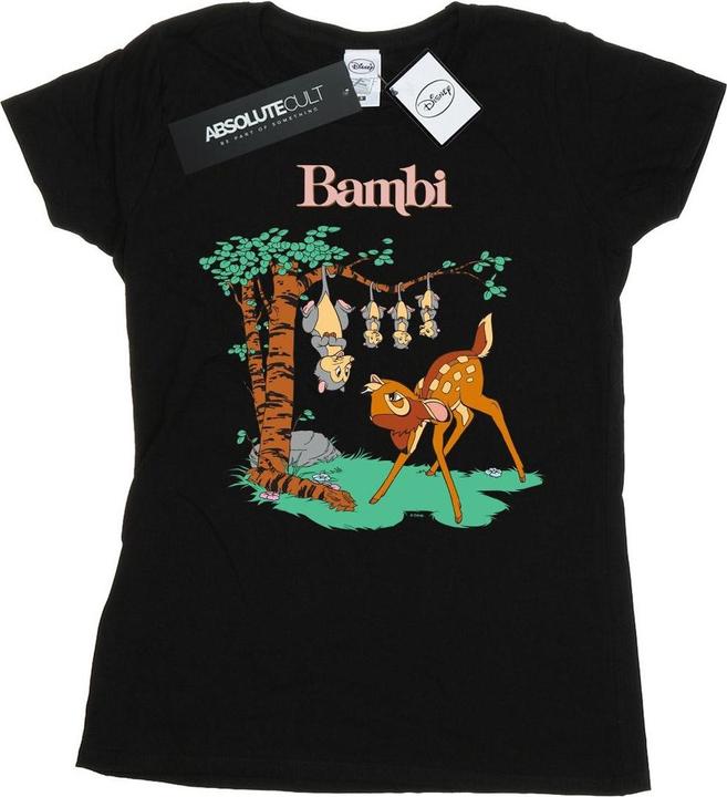 Actual product image Disney Womens/Ladies Bambi Tilted Up Cotton T-Shirt (XXL)