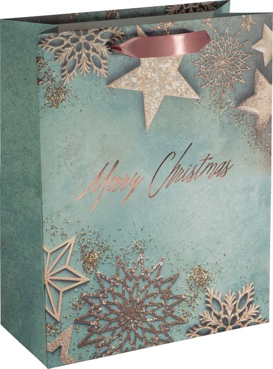 Immagine prodotto Sigel Sacchetto regalo grande 260x330x120mm Natale glamour (Borsa da regalo, 5 x)