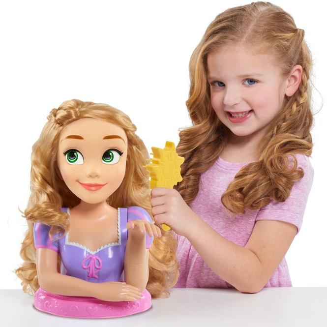 Produktbild Just Play Disney Princess - Rapunzel Deluxe Stylingkopf - ca. 30 cm