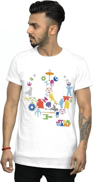 Immagine prodotto Star Wars Silhouette Collage Maglietta Uomo (XL)