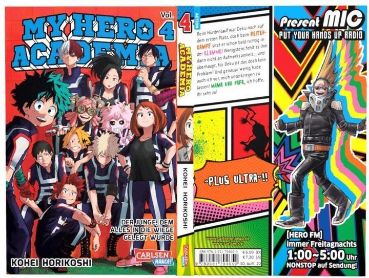 Produktbild My Hero Academia, Band 4 (Deutsch, Kohei Horikoshi, 2017)