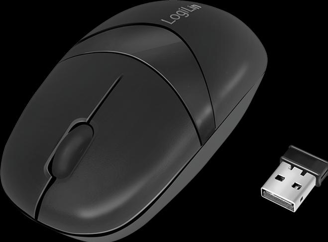 Immagine prodotto LogiLink Mouse ottico senza fili 2.4 GHz Mini con Autolink (Senza fili)