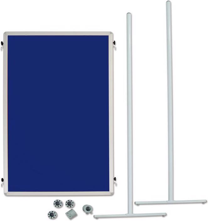Produktbild Betzold Kinder-Stellwandtafel mit Stoffoberfläche (120 x 75 cm)