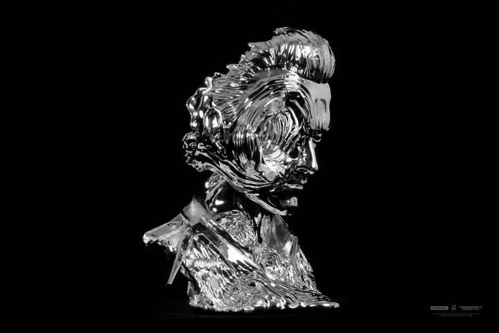 Produktbild Purearts TERMINATOR - T-1000 Liqu. Metal Mask - Statuette compatible '29x36x44cm'