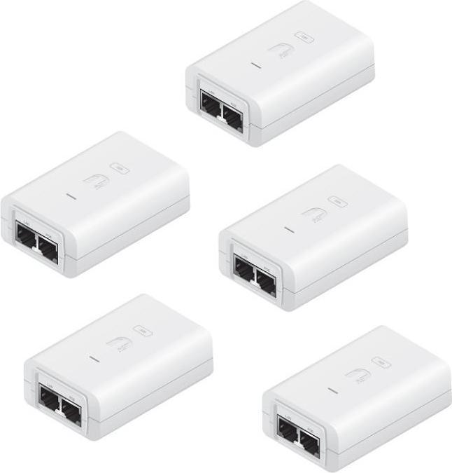 Actual product image Ubiquiti Passive PoE GE Injector: 24V, 24W (Passive 24V PoE-in, 24 W)