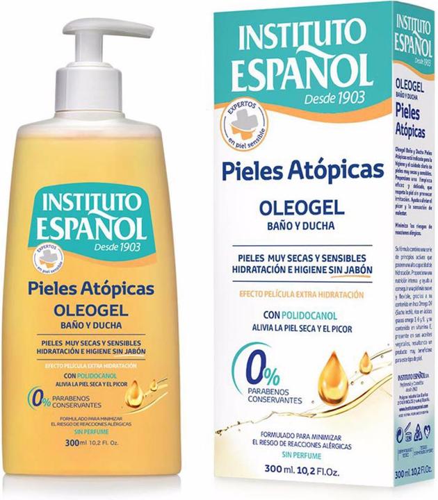 Actual product image Instituto Español Atopic Skin Bath And Shower Oleogel 300 ml (300 ml)