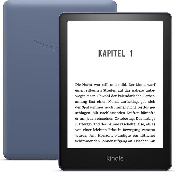 Actual product image Amazon Kindle Paperwhite (2021) eReader (6.80", 16 GB, Denim blue)