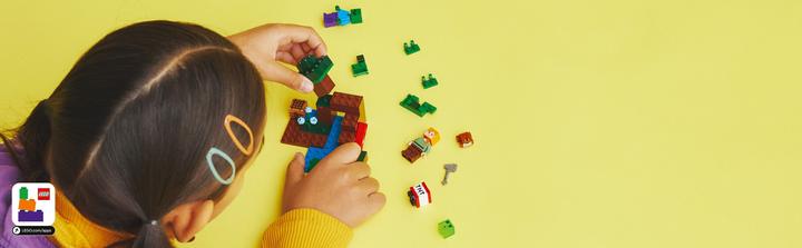 Actual product image LEGO The Swamp Adventure (21240, LEGO Minecraft)