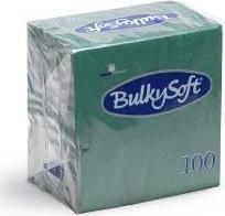 Multi Serviet Bulkysoft 24x24 cm 2-lag Grøn,100 stk/pk