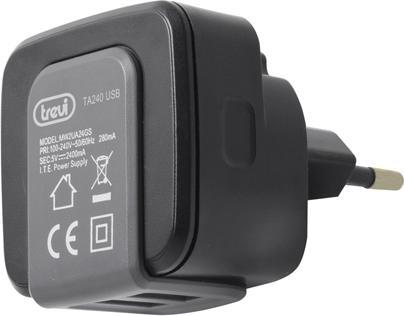 Immagine prodotto Trevi TA 240 USB 2400 mA 2xUSB POWER SUPPLY
