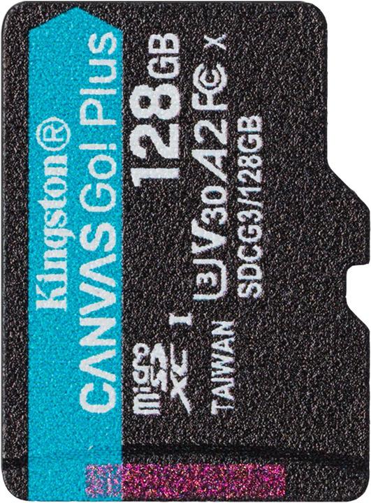 Produktbild Kingston Canvas Go Plus (128 GB, microSDXC, U3, UHS-I)