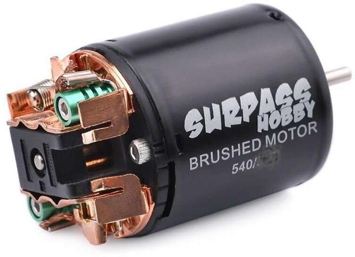 Actual product image Surpass Hobby Brushed Motor Surpass 540 17T 3-Slot, 32700 RPM
