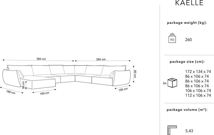 Actual product image Micadoni Kaelle (Sofa landscape)