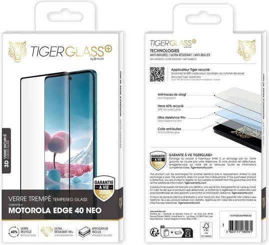 Produktbild Tiger Glas-Folie Recycelt (1 Stück, Motorola Edge 40 Neo)