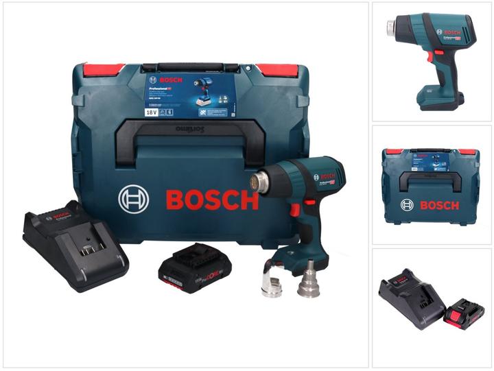 Produktbild Bosch Professional Bosch GHG 18V-50 Professional Akku Heissluftgebläse 18 V 300° C / 500° C + 1x ProCORE Akku 4,0 Ah +
