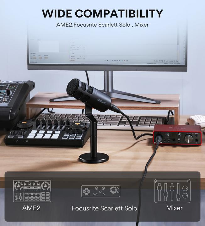 Productafbeelding Maono PD100 XLR microfoon