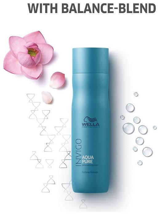 Produktbild Wella Invigo Balance - Aqua Pure Shampoo (250 ml, Flüssiges Shampoo)