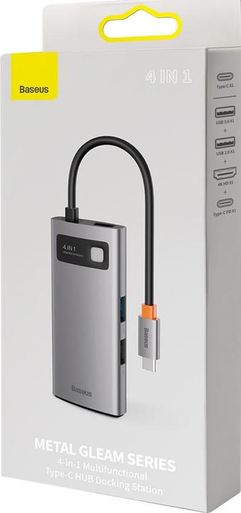 Actual product image Baseus Gleam Series 4-in-1 (USB-C, 1 Ports)