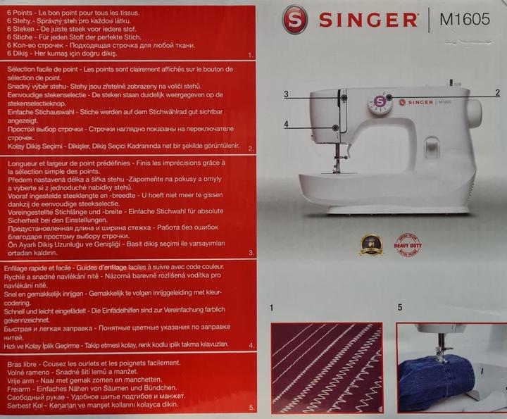Immagine prodotto Singer Macchina per cucire a braccio libero M1605