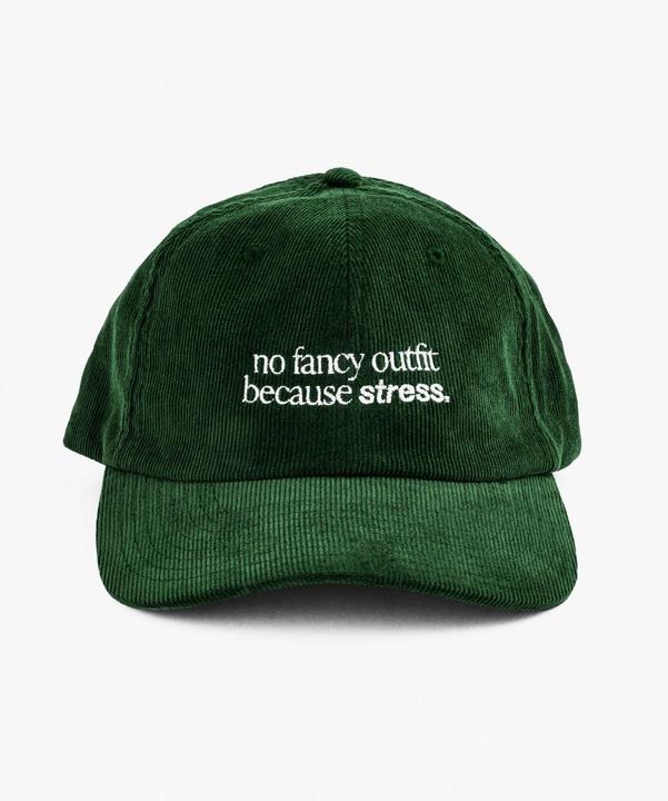 Image du produit Plakativ «No Fancy Outfit» Courdroy Cap Olive