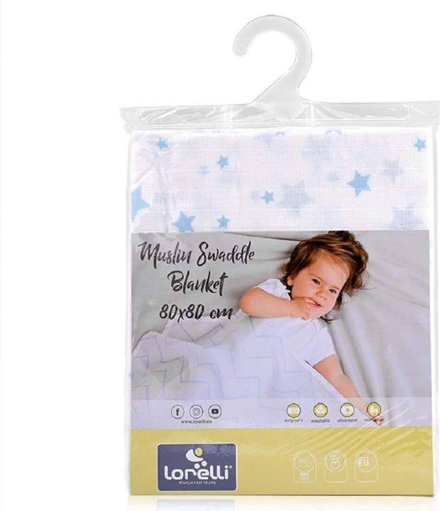 Immagine prodotto Lorelli Coperta Swaddle in cotone 80 x 80 cm (80 x 80 cm)
