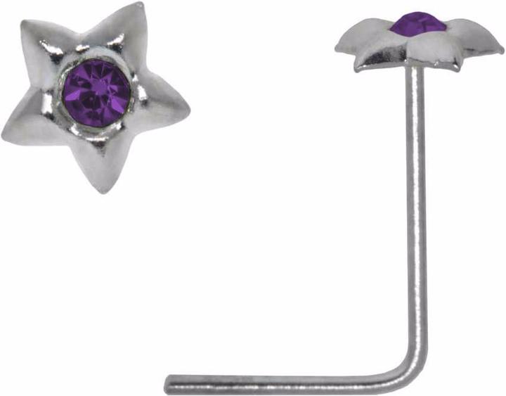 Produktbild Bijouteria Nasenpiercing (Kristall, Silber 925)