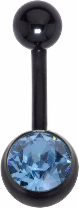 Produktbild Bijouteria Bauchpiercing (Bioplast, Kristall, Chirurgenstahl 316L)