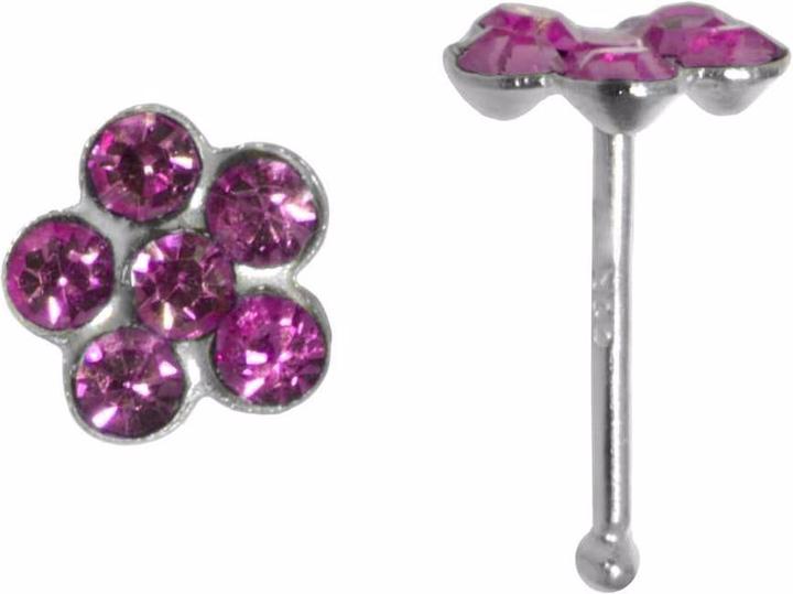 Actual product image Bijouteria Nose piercing (Crystal, Silver 925)