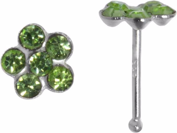 Actual product image Bijouteria Nose piercing (Crystal, Silver 925)