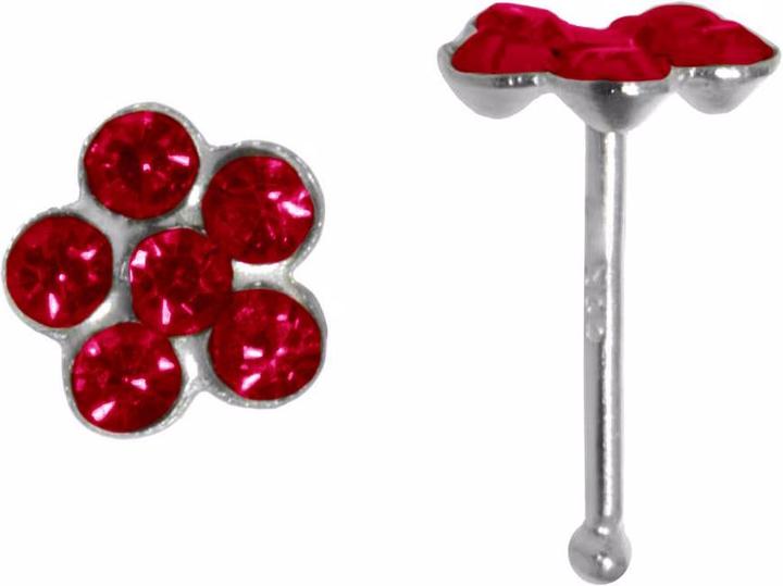 Bijouteria Nasenpiercing (Kristall, Silber 925)