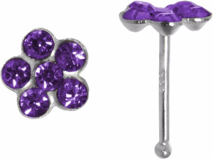 Actual product image Bijouteria Nose piercing (Crystal, Silver 925)