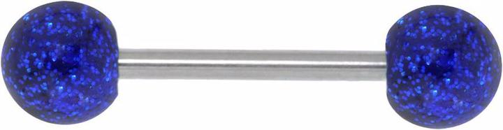 Bijouteria Zungenpiercing (Acrylglas, Chirurgenstahl 316L)
