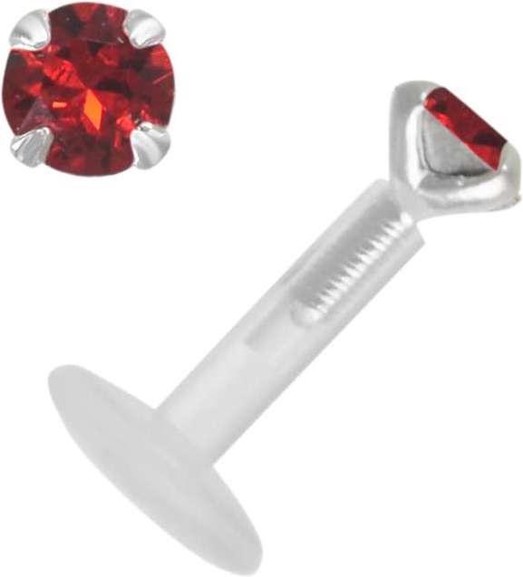 Immagine prodotto Bijouteria Piercing (Bioplastica, Argento 925, Cristallo premium)