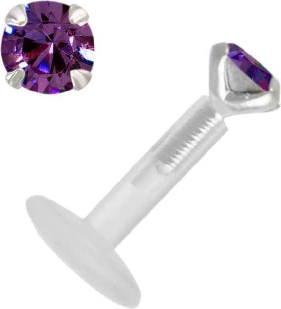 Produktbild Bijouteria Piercing (Bioplast, Silber 925, Premium Kristall)