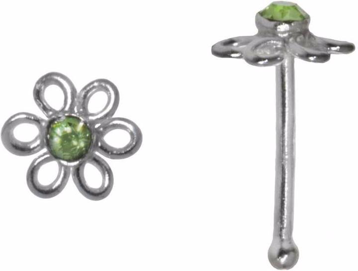 Bijouteria Nasenpiercing (Kristall, Silber 925)